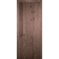Купить Межкомнатная дверь массив дуба Легно 6 галифакс табак глухая