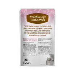 Деревенские лакомства консервы для кошек 