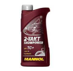 Масло Mannol мототехника 2T Takt Snow Power синтетическое 1л