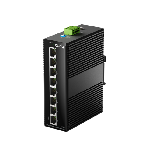 Cudy - Промышленный коммутатор с 8 портами 10/100 Мбит/с IF1008