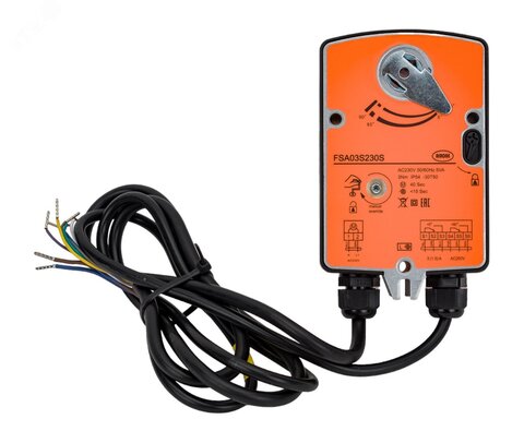 Электропривод Ventart FSA03S230S ON/OFF с возвратной пружиной