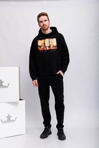 RICHMOND X Худи хлопковый с принтом