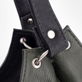 Сумка Саломея 284 македония оливковый + черный