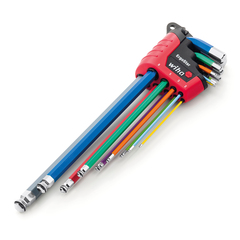 Набор шестигранников Г-образных 1,5-10мм 9шт ErgoStar MagicRing UV Wiha 369RF 41979