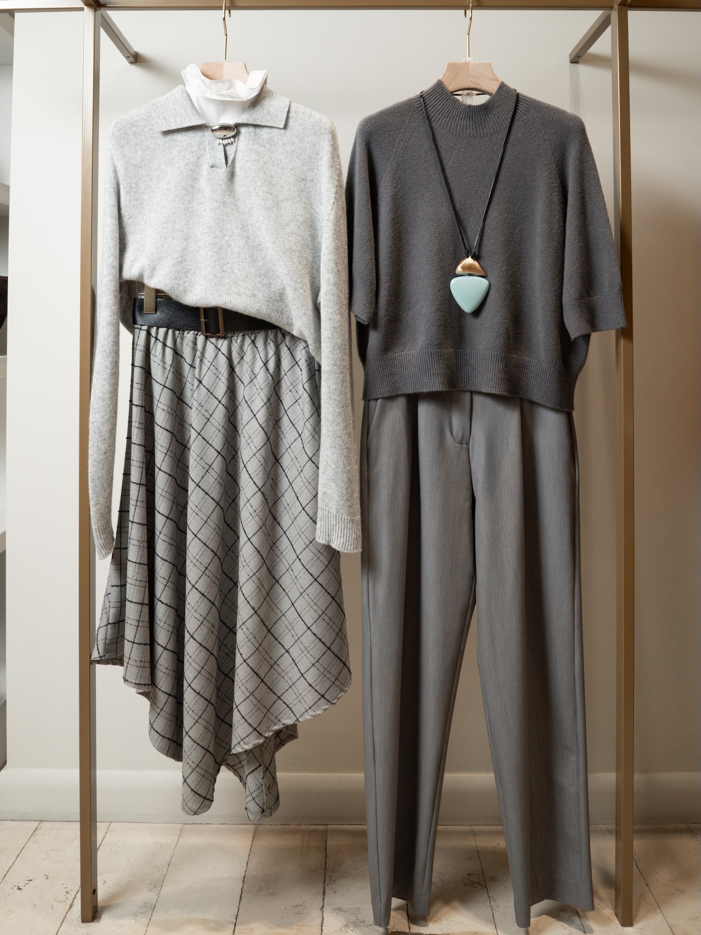 Юбка с треугольным низом