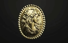 Силиконовый молд камея