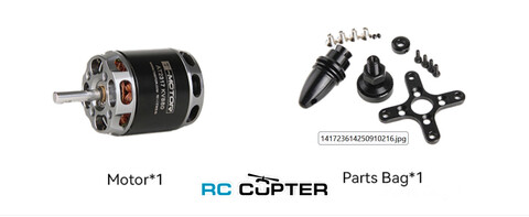 T-Motor AT2317 KV880 длинный вал