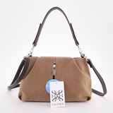 Сумка Саломея 204 эко-замша песочный