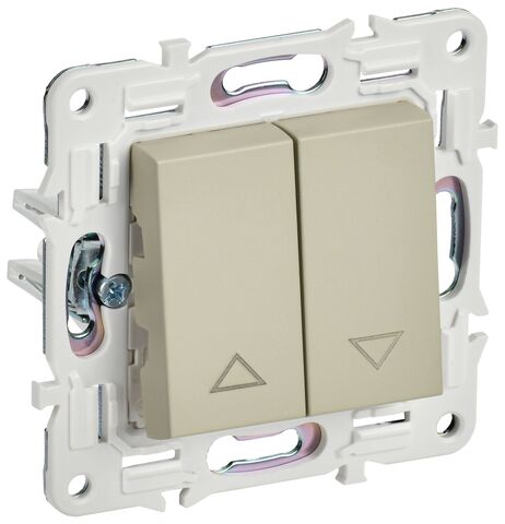 SKANDY Выключ. жалюзи 10А SK-V12B беж. IEK