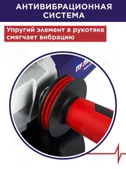Шлифмашина угловая ПУЛЬСАР УШМ 125-1000ЭC (1000Вт, 125 мм, 3000-11000об/мин, констант. электр., 2,25кг) (792-452)