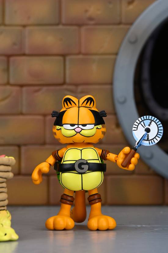 Фигурки Гарфилд и Оди из комикса Черепашки Ниндзя