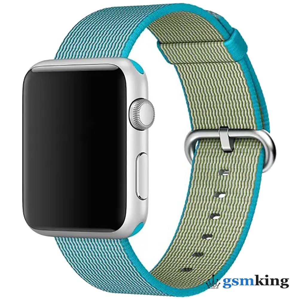 Apple Woven Nylon Band for Apple Watch 42 44 45 49mm Scuba Blue MM9X2ZM A 0.0
