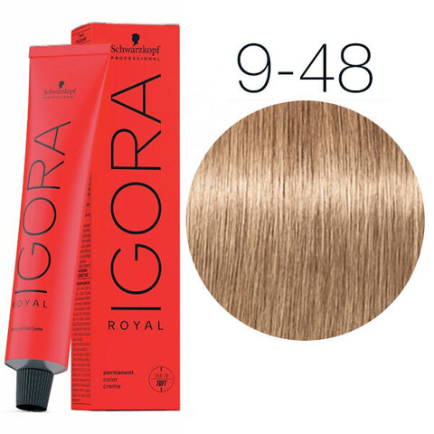 Schwarzkopf Igora Royal New 9-48 (Блондин бежевый красный сандрэ) - Краска для волос