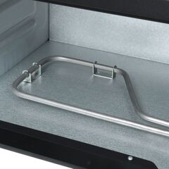 Духовка электрическая, Delta, D-0123, 37 л, 1300 Вт, с терм, тен повыш мощн,2 нагрев элем, чер
