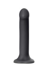 Черный фаллос на присоске Silicone Bendable Dildo XL - 20 см. - 