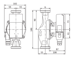 Циркуляционный насос Wilo Atmos PICO 30/1-8 (4232697)