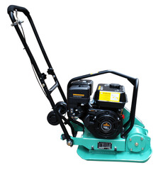 Виброплита бензиновая GIKS PC60D - [61 кг / 10 кН / Dinking DK168F]