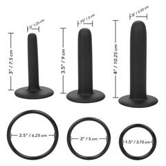 Страпон для анального секса с 3 сменными насадками Silicone Pegging Kit - 
