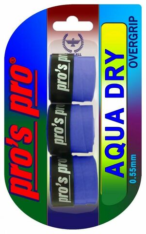 Намотки теннисные Pro's Pro Aqua Dry (3P) - blue