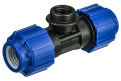 Тройник ПНД ПЭ ВР 20х3/4х20 (20/280)