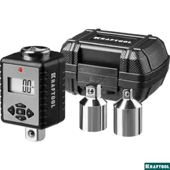 KRAFTOOL GRAND, 1/2?, 40 - 200 Н·м, динамометрический адаптер с переходниками (64044-200)