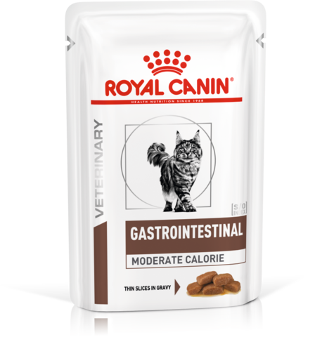 Royal Canin Gastro Intestinal Moderate Calorie для кошек при нарушениях пищеварения 85 г