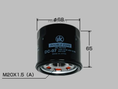 Фильтр  масляный  VIC  Double Core  DC-07 (C-901)