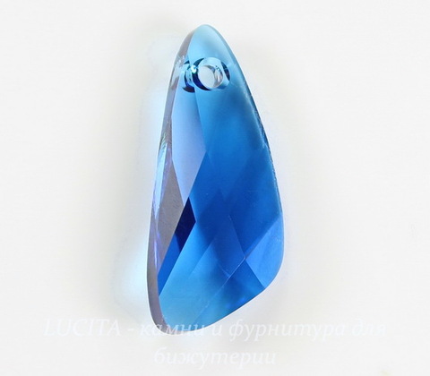 6690 Подвеска Сваровски Wing Capri Blue (23 мм) ()