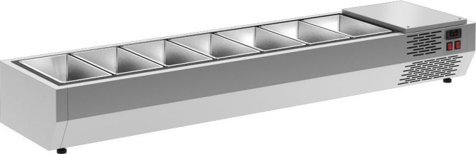 Витрина для ингредиентов POLUS A40 SM 1,2 0430 (Carboma VT2-G)