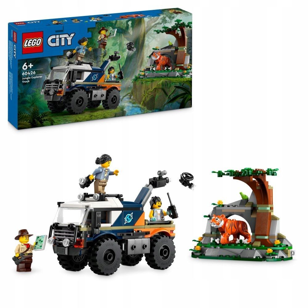 Конструктор LEGO City - Внедорожник Исследователь джунглей - Лего Сити  60426 купить в Москве | Доставка по России.