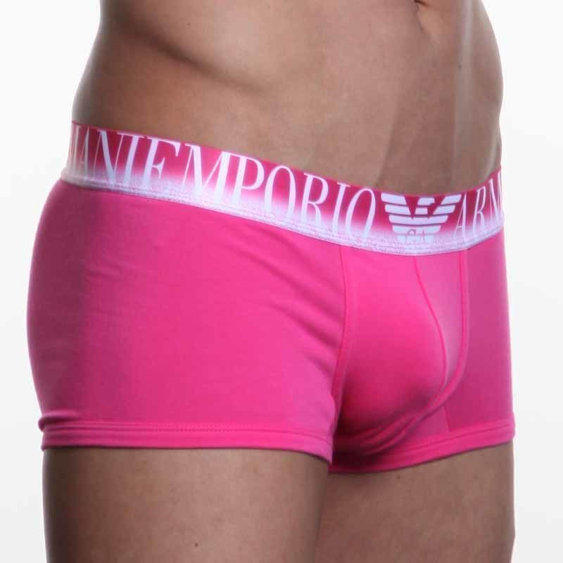 Мужские трусы хипсы Emporio Armani Pink Boxer