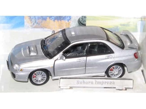 Subaru Impreza silver Cararama 1:43