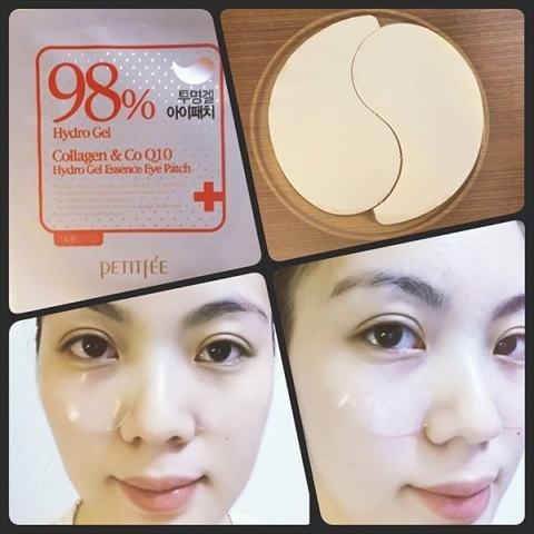 Petitfee Collagen & Co Q10 Eye Patch Гидрогелевые патчи для глаз с коллагеном