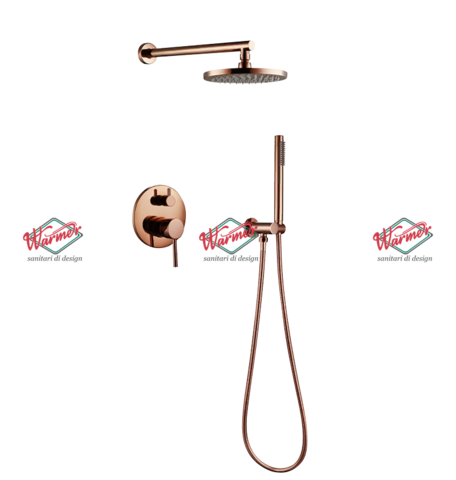 Душевой комплект Warmer Rose Gold Line 400101-10D