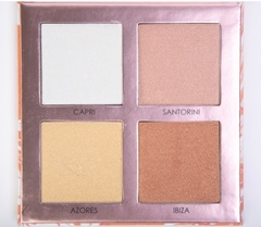 OG-DE715602 Палетка хайлайтеров 4-х ветная ONE STEP №02 IBIZA