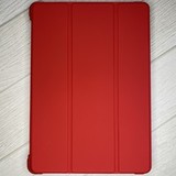 Противоударный чехол книжка-подставка из кожи и TPU для iPad 2, 3, 4 (Красный)