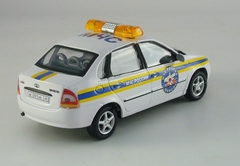 VAZ-1118 Lada Kalina MChS and Chevrolet-Niva Fire Department Cararama 1:43