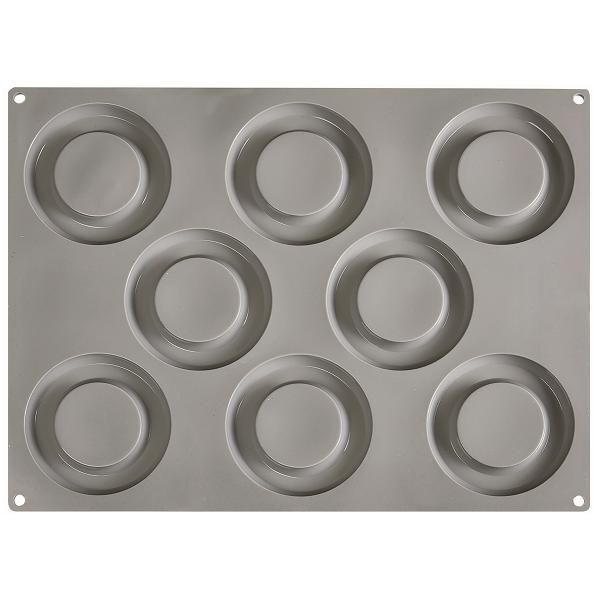 Форма силиконовая Gourmand Кольцо d100мм h10мм, 50мл, 8 ячеек GG006S