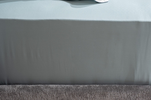 Простыня на резинке 180x200x30 Garda Decor бирюзовая