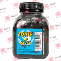 Тонер БУЛАТ HP Color LJ CP1215, Color LJ M251 (Чёрный, банка 55 г), химический