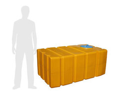 Емкость узкая ЕмГП Экогрупп ДВ 1000 л. (1040 л.) горизонтальный (780x990x1650см;зеленый) - арт.561110