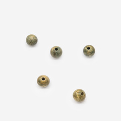 Сандал зеленый, бусины в форме шара, 6,2мм