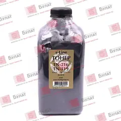 Тонер с девелопером БУЛАТ s-Line TN-216, TN-319 для Konica Minolta bizhub C220, C280, C360 (Чёрный, банка 494 г)