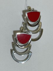 Вента (серьги  из серебра)