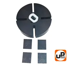 Ротор насоса в сборе UNITED PARTS для дизельных пушек 65 кВт d53,8х20мм; 20х15,6х3мм (Китай)