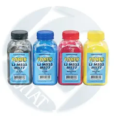 Тонер БУЛАТ для HP Color LJ M553, LJ M577 (Чёрный, банка 100 г), химический