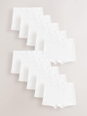 Трусы-шорты для девочки Next AA9-051, 10 шт., Белый