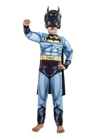 Бэтмен костюм с мускулами детский
