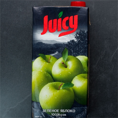 Сок JUICY Зеленое яблоко 1,95 л т/п КАЗАХСТАН