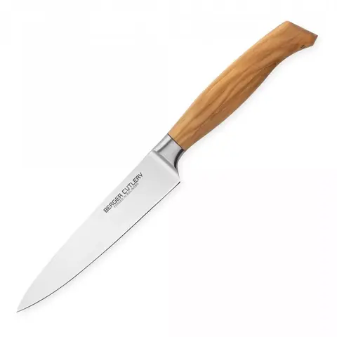 Нож универсальный 16см Berger Cutlery Ergo Line Olive